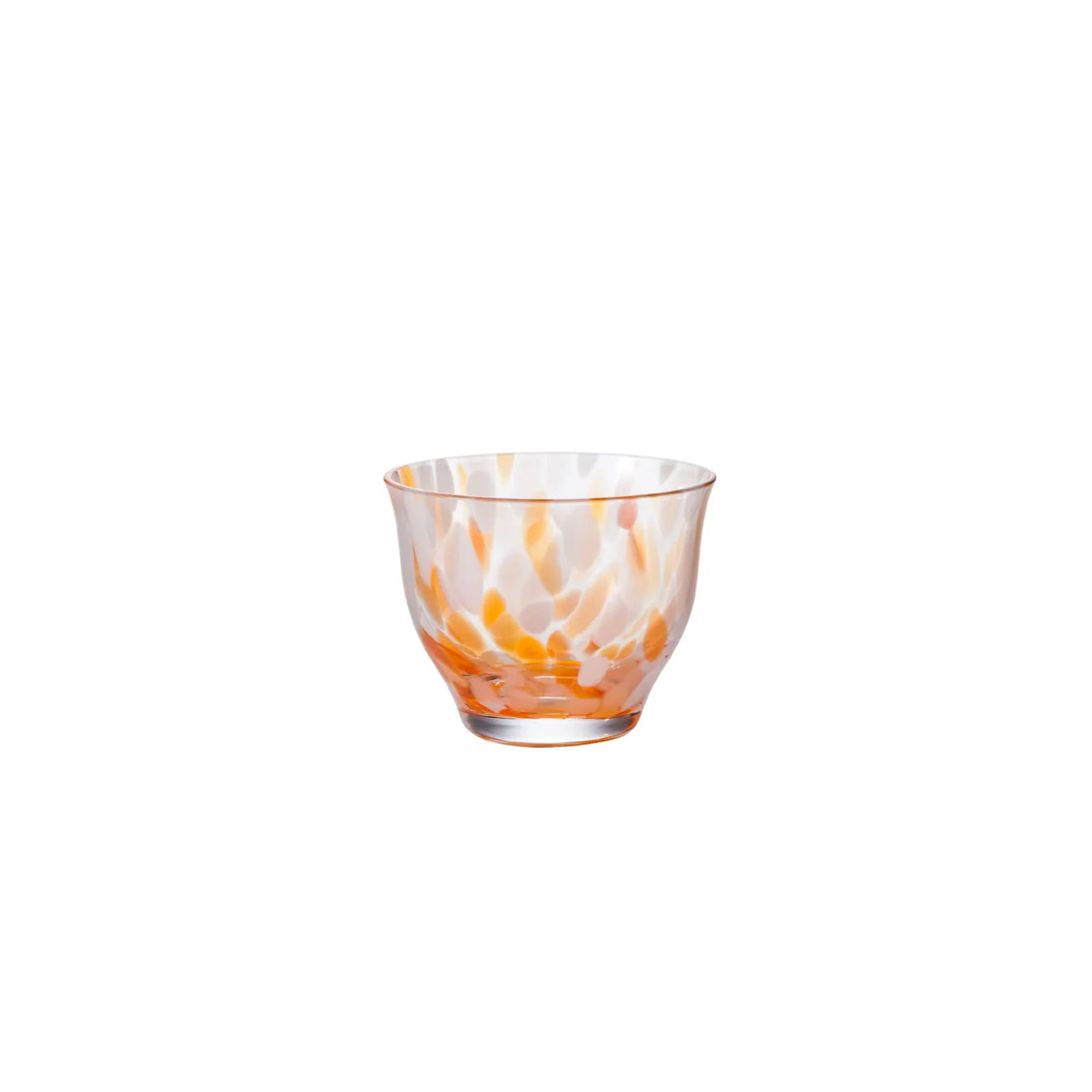 Tsugaru Vidro Fukura Sake Set - Orange