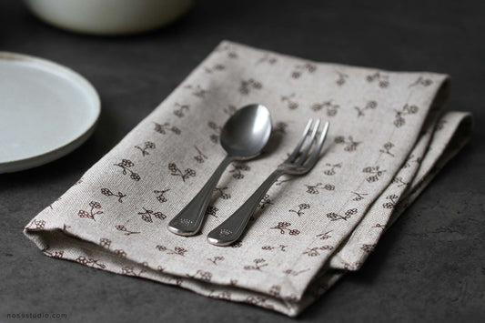 Flower Pattern Placemat / Lunch Mat / Tea Towel