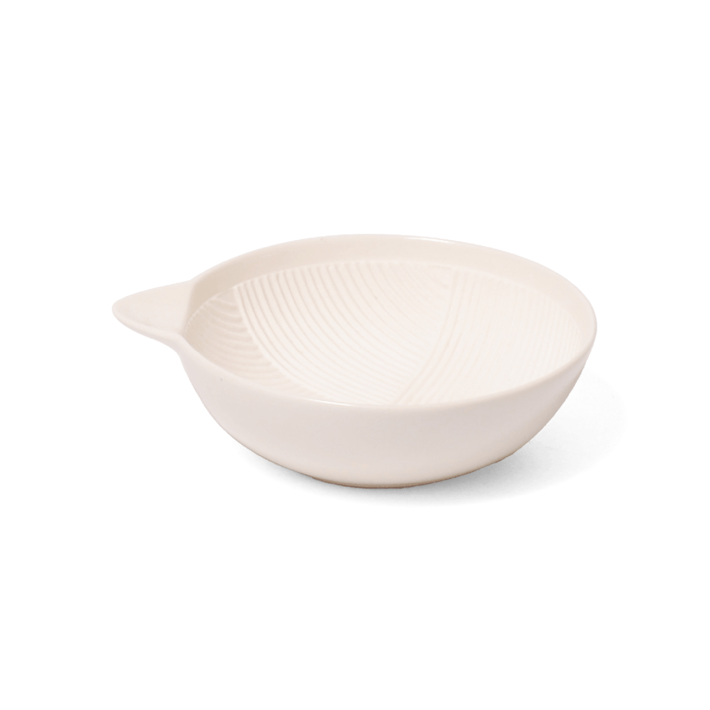 Semi-Porcelain Mini Ridged Grating Dish