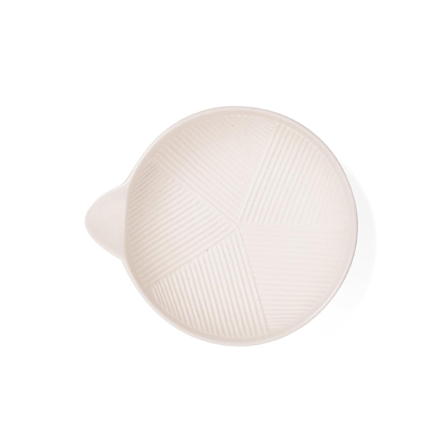 Semi-Porcelain Mini Ridged Grating Dish
