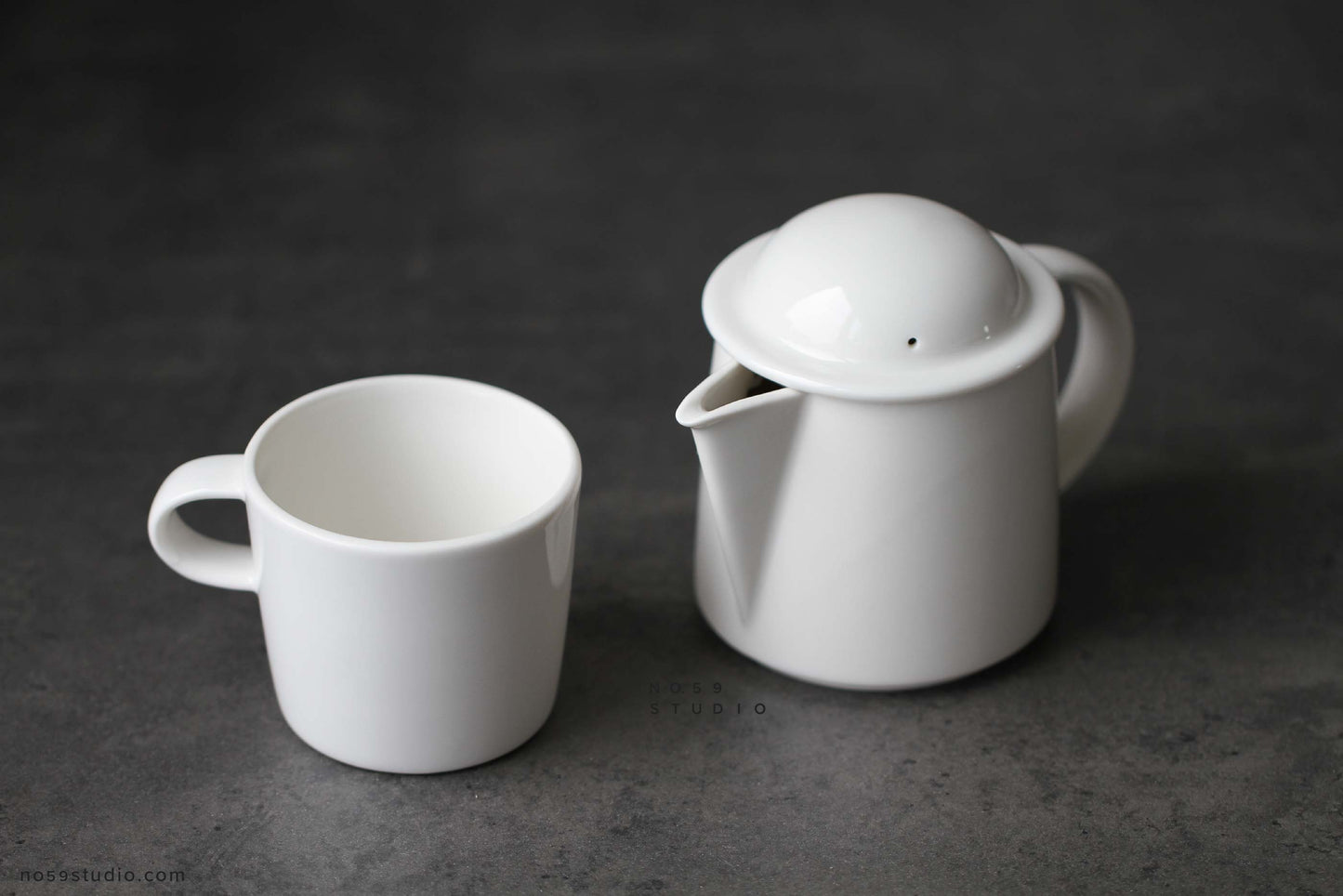 White Porcelain Tea for One Set