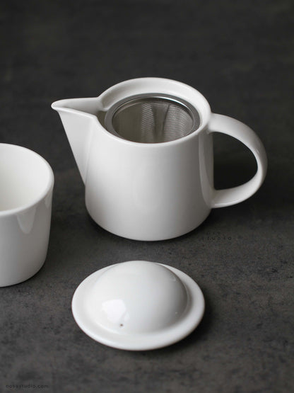 White Porcelain Tea for One Set