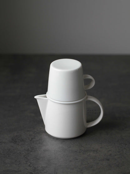 White Porcelain Tea for One Set