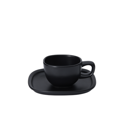 Sori Yanagi Black and White Collection – Coffee Cup and Saucer