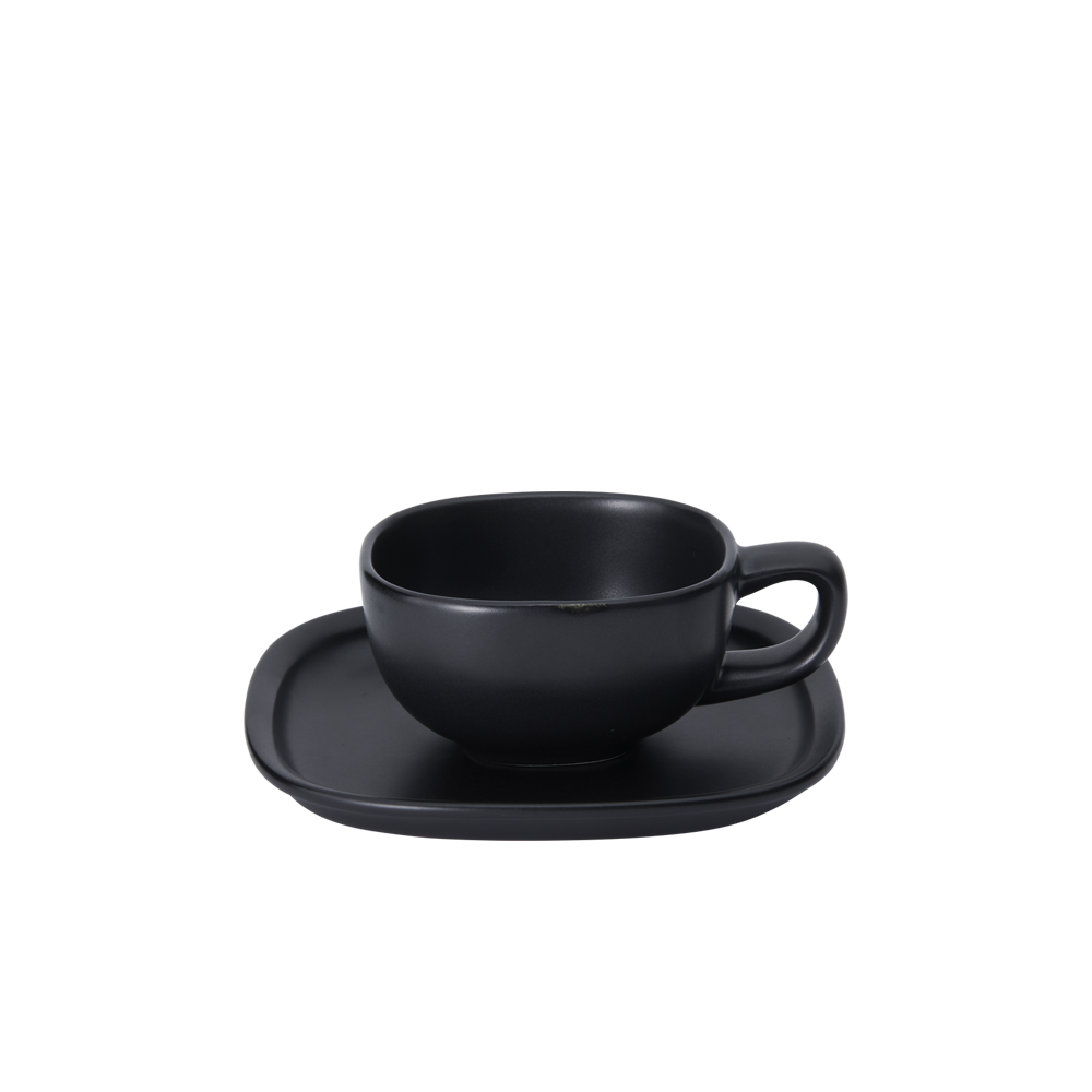 Sori Yanagi Black and White Collection – Teacup and Saucer