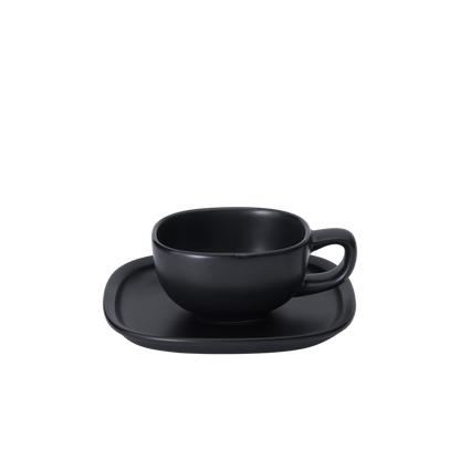 Sori Yanagi Black and White Collection – Teacup and Saucer