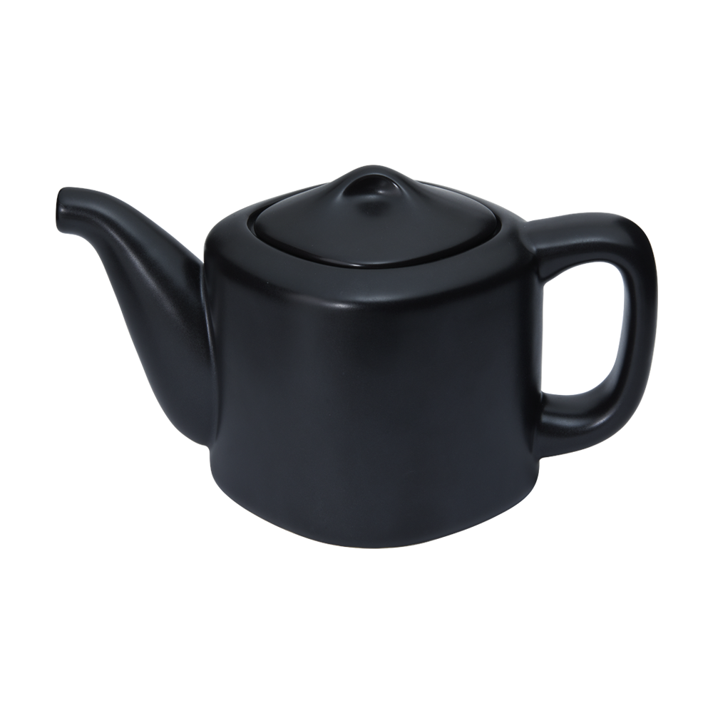 Sori Yanagi Black and White Collection – Black Teapot, Creamer, and Sugar Bowl