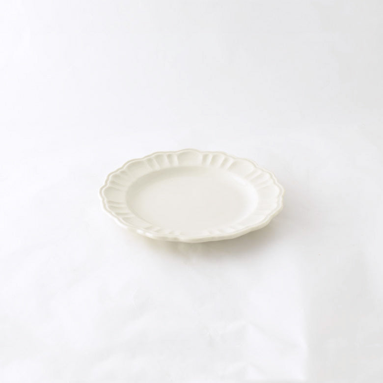 Pomponner Dinner Plate Set — White