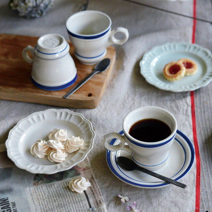 Brulot Cup and Saucer Set — Blue