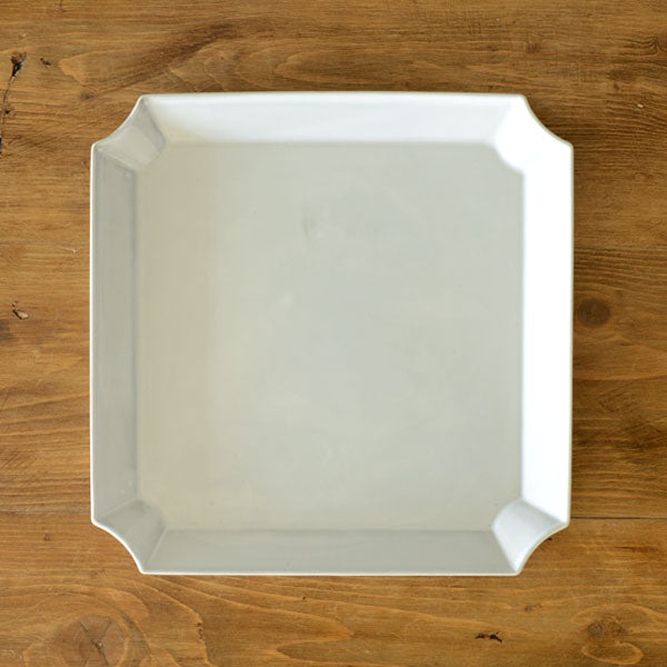 Sobokai White 25cm Square Plate