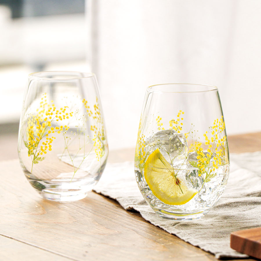 Language of Flower Tumblers Gift Set (baby's breath)