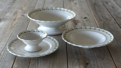 Diamond Green Floral Dinnerware Set