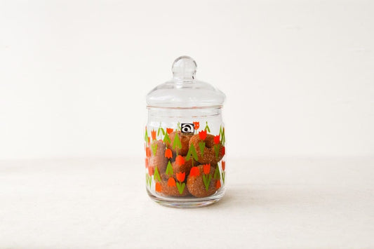 Aderia Retro Glass Canister – Tulip