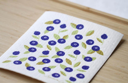 Swedish Ecological Sponge Cloth Blueberry