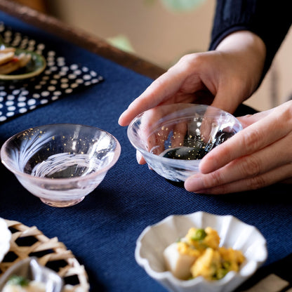 Tsugaru Vidro Gold Glass Sake/Tea Cups