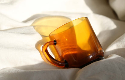 ADERIA Glass Amber Ice Mug