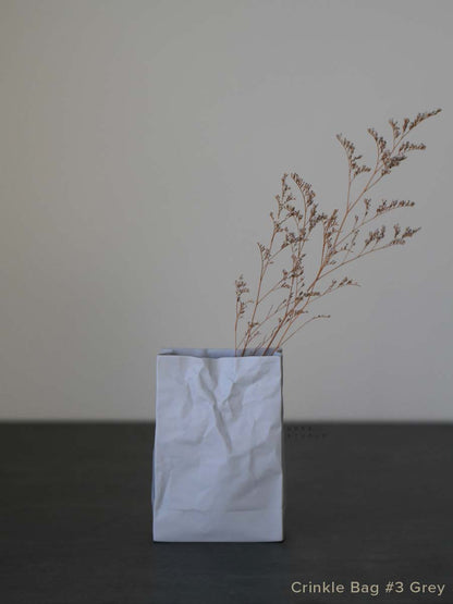 New Crinkle Super Bag Vase