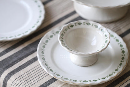 Diamond Green Floral Dinnerware Set