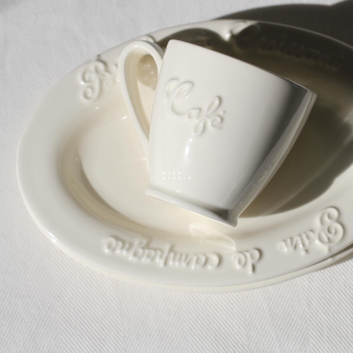 Creamware Coffee Mug