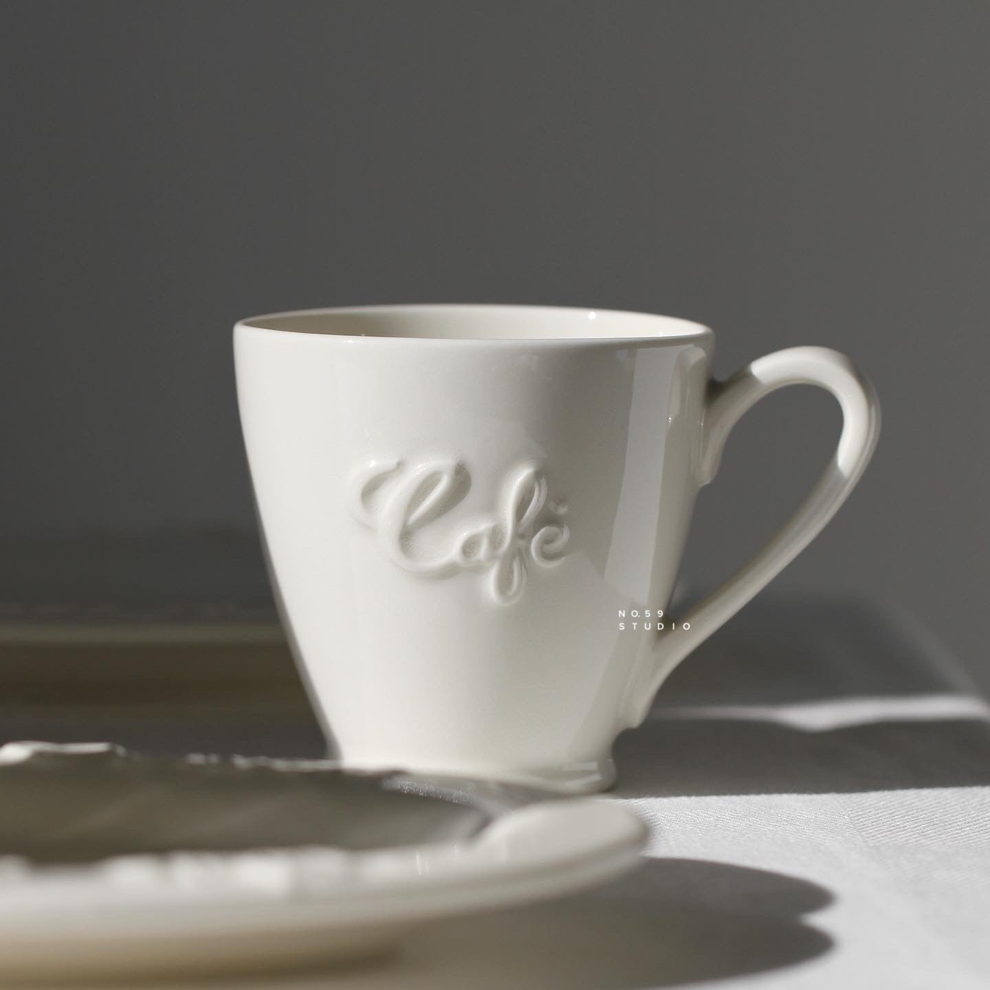 Creamware Coffee Mug