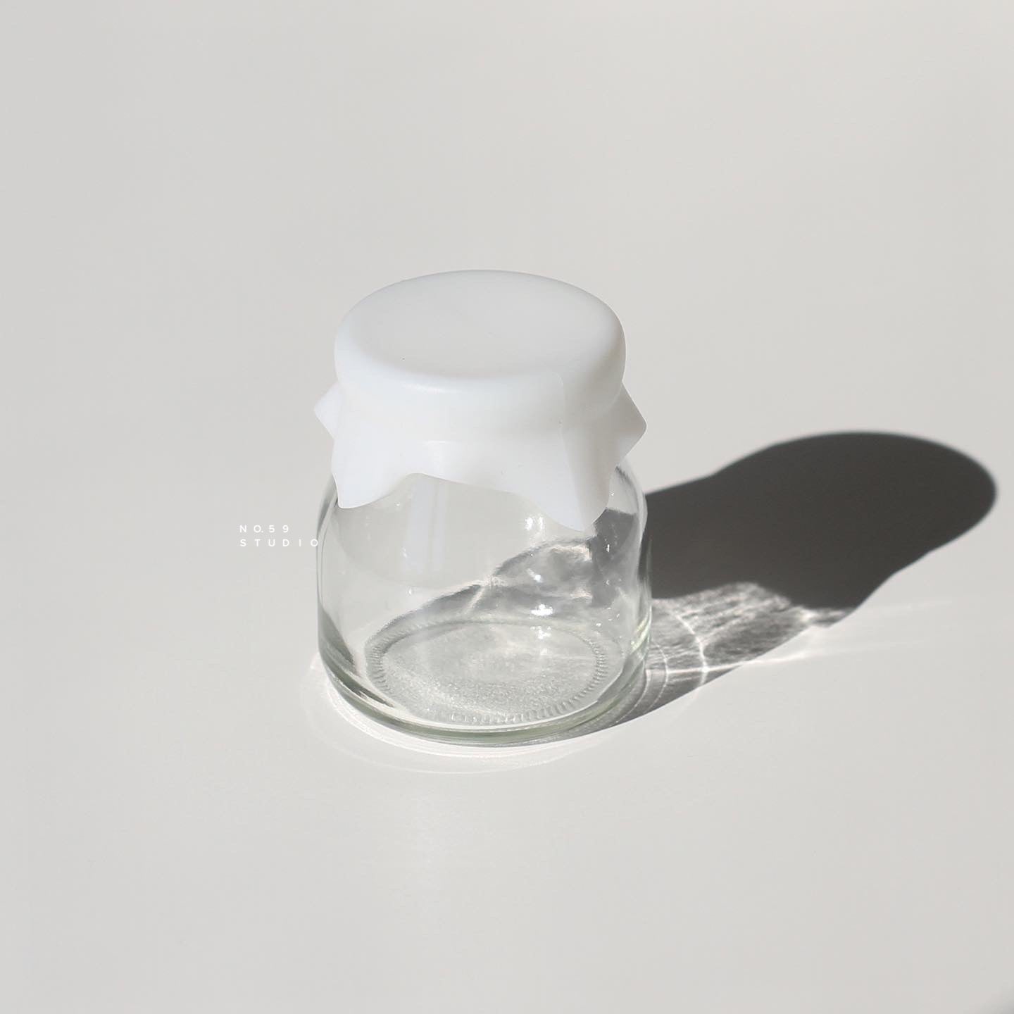 Milk Bottle Glass Storage Jar