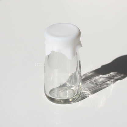 Milk Bottle Glass Storage Jar