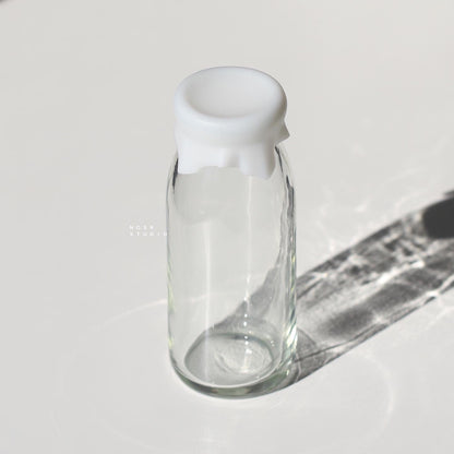 Milk Bottle Glass Storage Jar