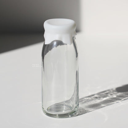 Milk Bottle Glass Storage Jar