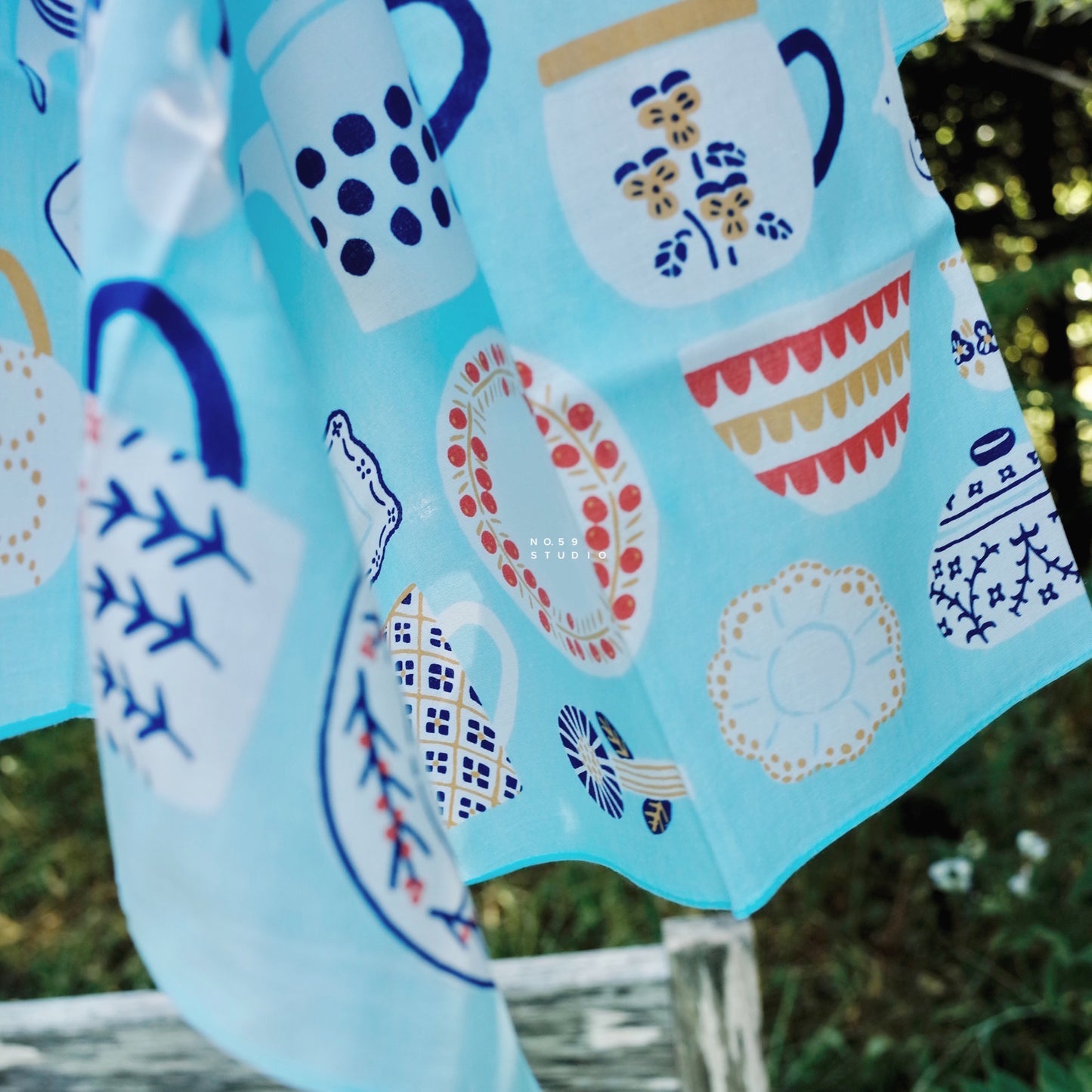 Cotton Handkerchief Furoshiki Wrapping Cloth — Tableware