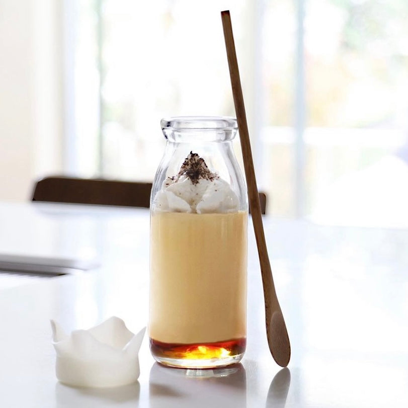 Milk Bottle Glass Storage Jar