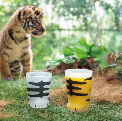 Kitten Paw Frosted Glass Cup