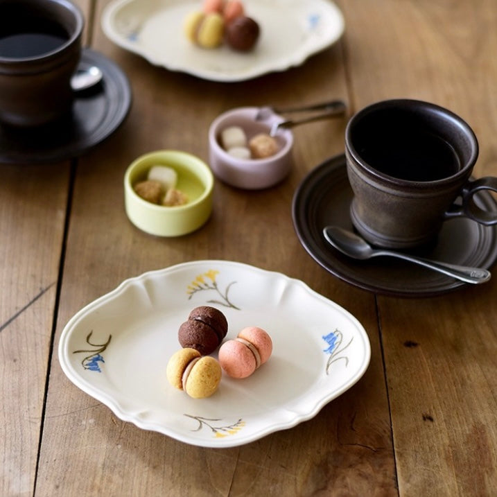 Brulot Cup and Saucer Set — Brown
