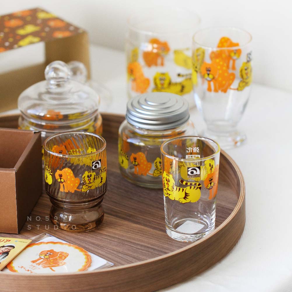 Aderia Retro Zoomate Tiger and Leopard Glass Candy Jar – NO.59 STUDIO