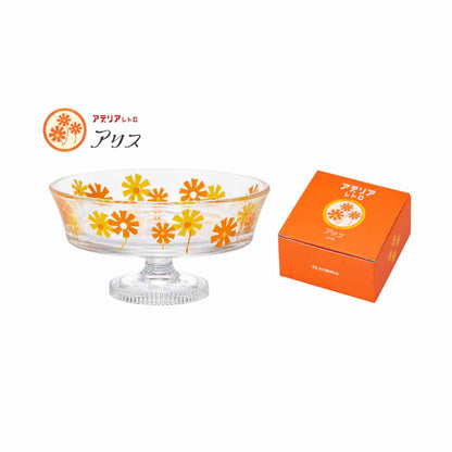 Aderia Retro Shallow Bowl with Stem