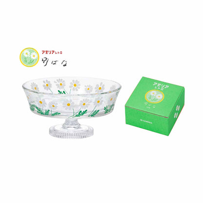 Aderia Retro Shallow Bowl with Stem