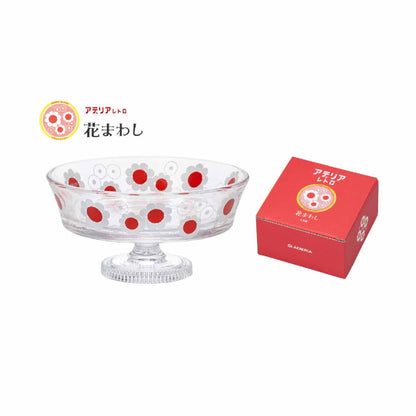 Aderia Retro Shallow Bowl with Stem