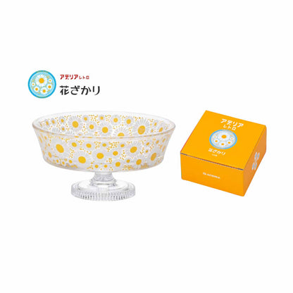 Aderia Retro Shallow Bowl with Stem