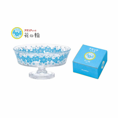 Aderia Retro Shallow Bowl with Stem