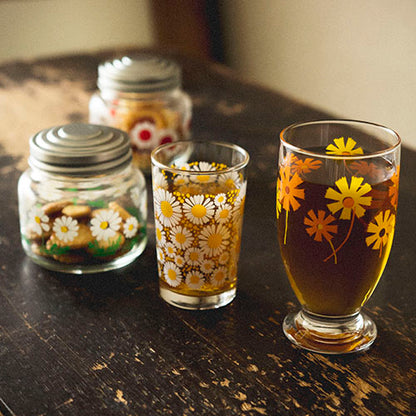 Aderia Retro Flower Pattern Tumbler