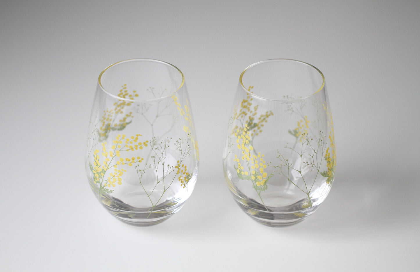 Language of Flower Tumblers Gift Set (baby's breath)
