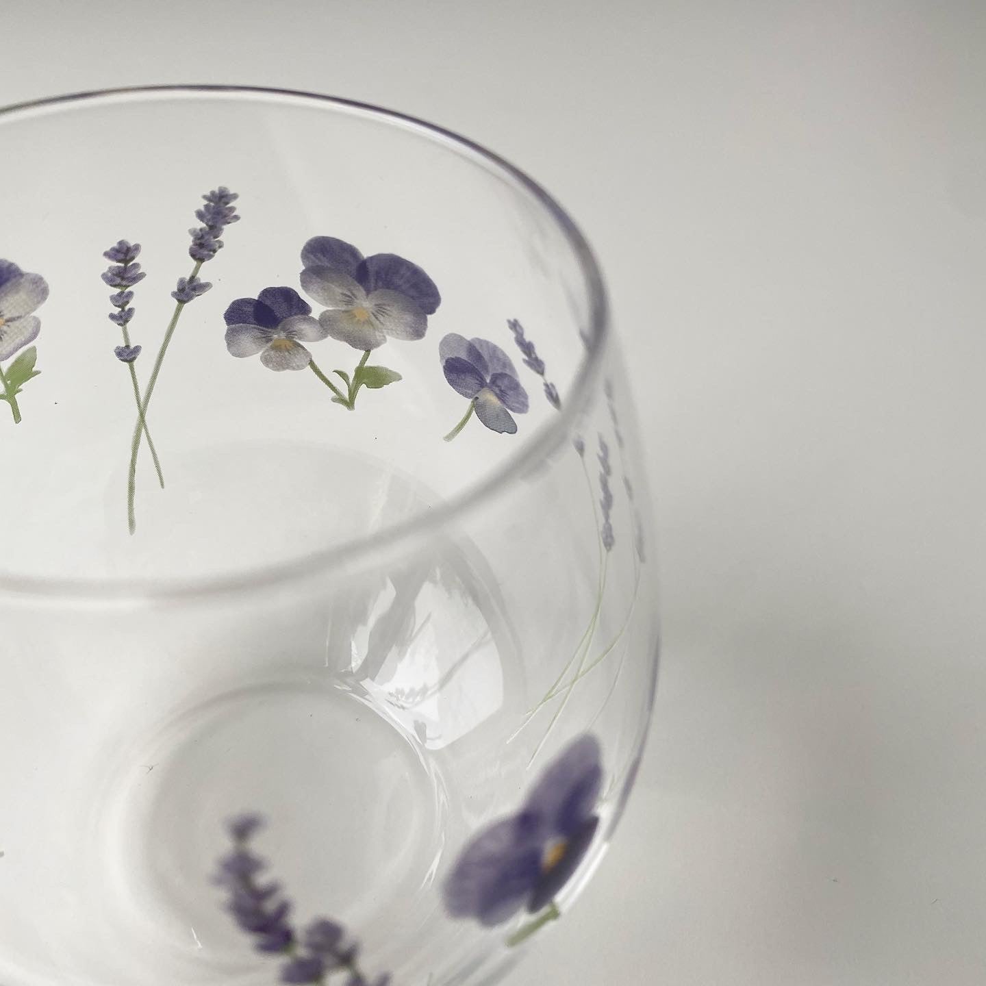 Language of Flower Tumblers Gift Set (lavender)