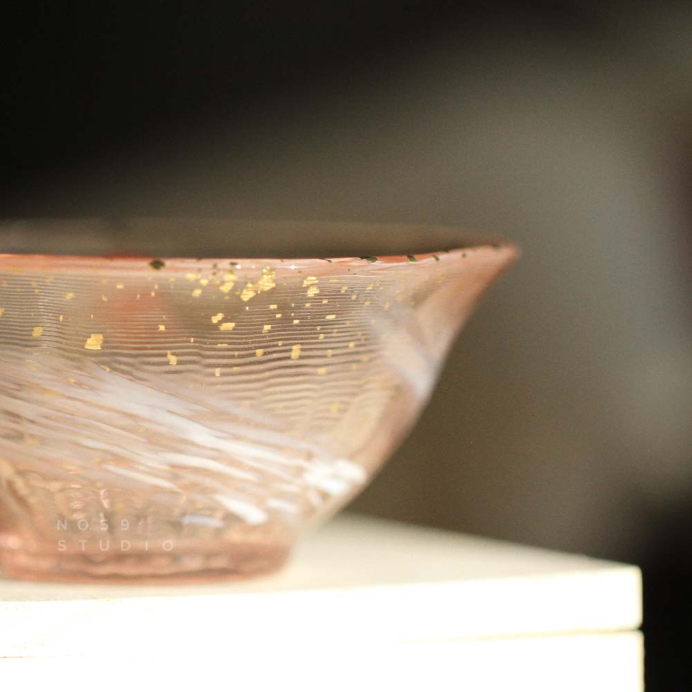 Tsugaru Vidro Gold Glass Sake/Tea Cups
