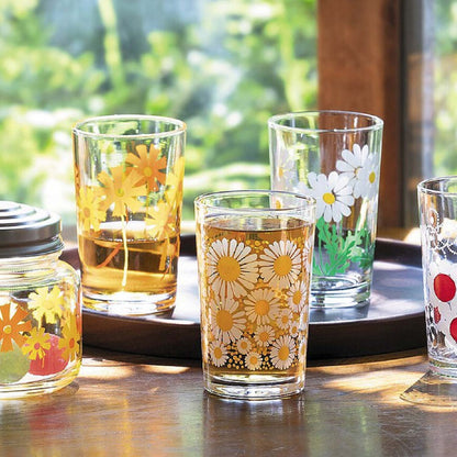 Aderia Retro Flower Pattern Tumbler