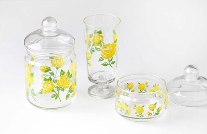 Aderia Retro Glass Canister – Rose