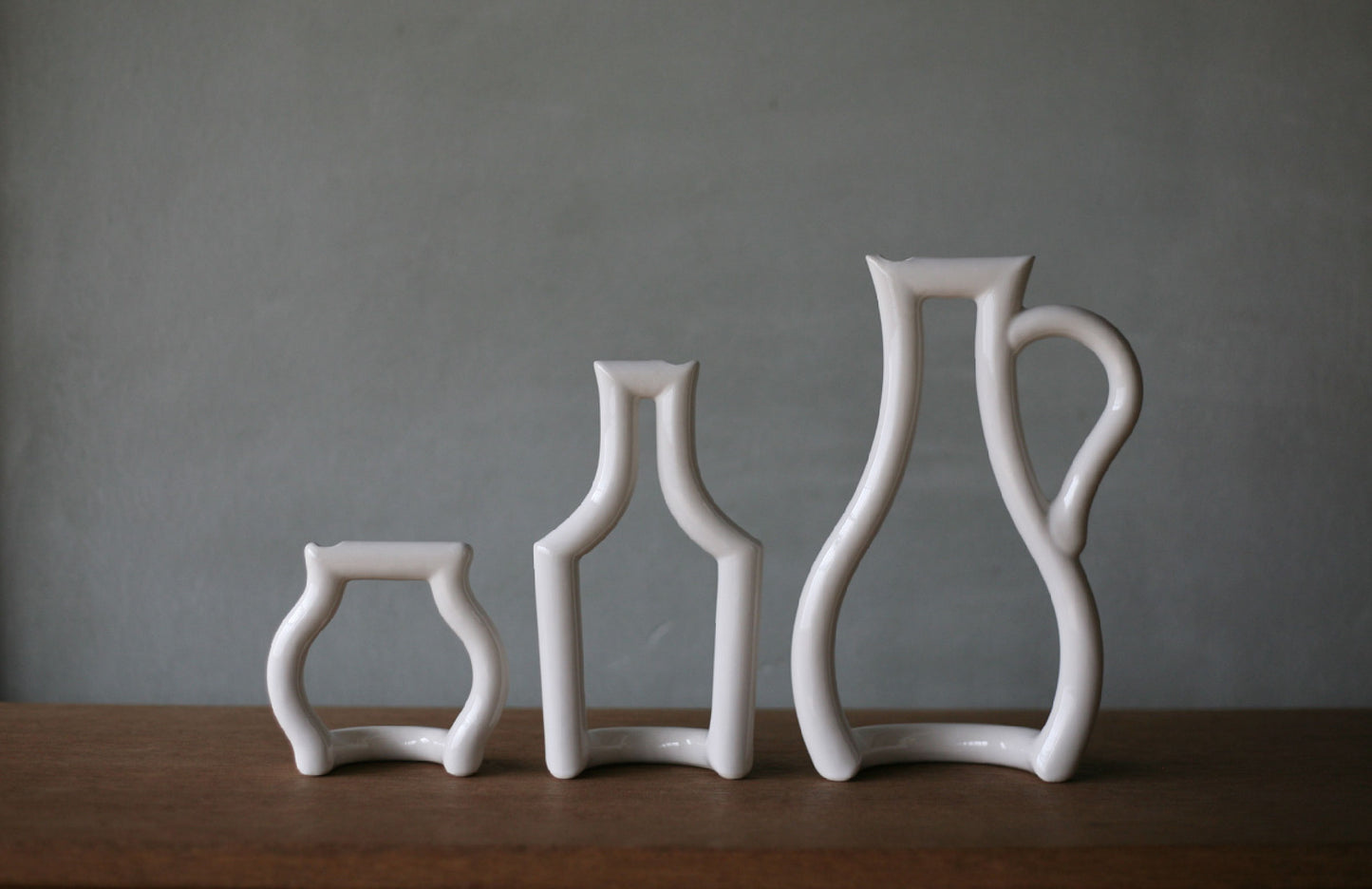 Ceramic Japan Still Green Vases