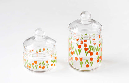 Aderia Retro Glass Canister – Tulip