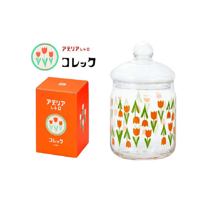 Aderia Retro Glass Canister – Tulip