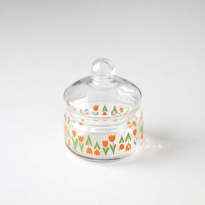 Aderia Retro Glass Canister – Tulip